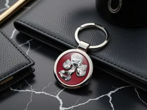 Custom Keychains Logo Alloy Modern Style